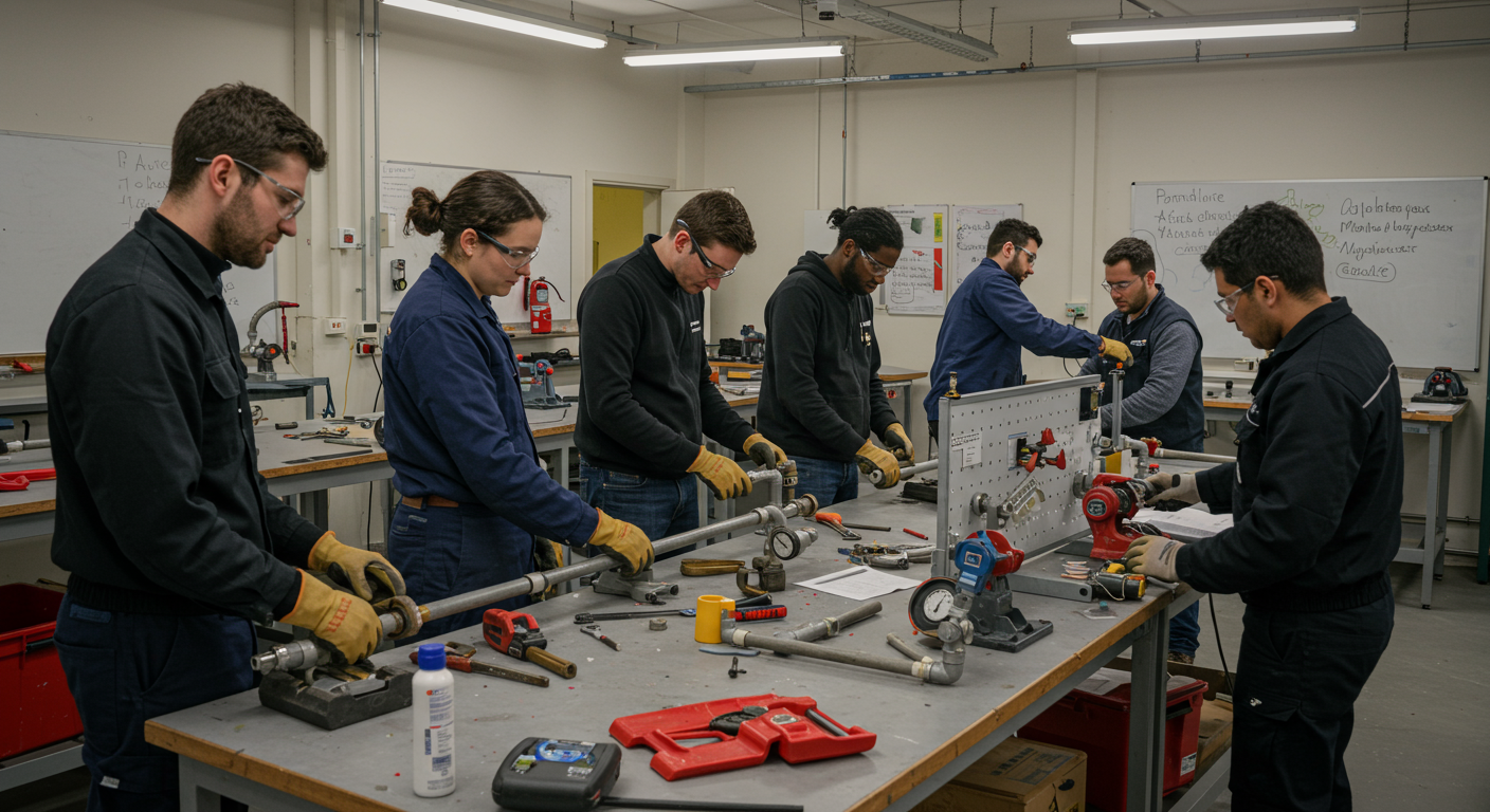 Formation Plomberie École des Travaux : Programme et Financement CPF
