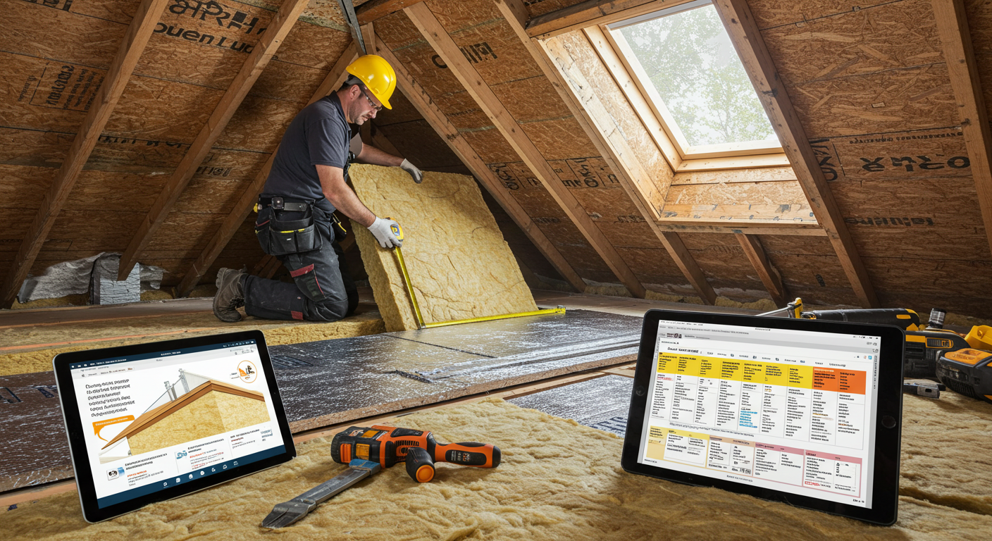 Isolation thermique toiture prix au m2 : guide complet des tarifs et options