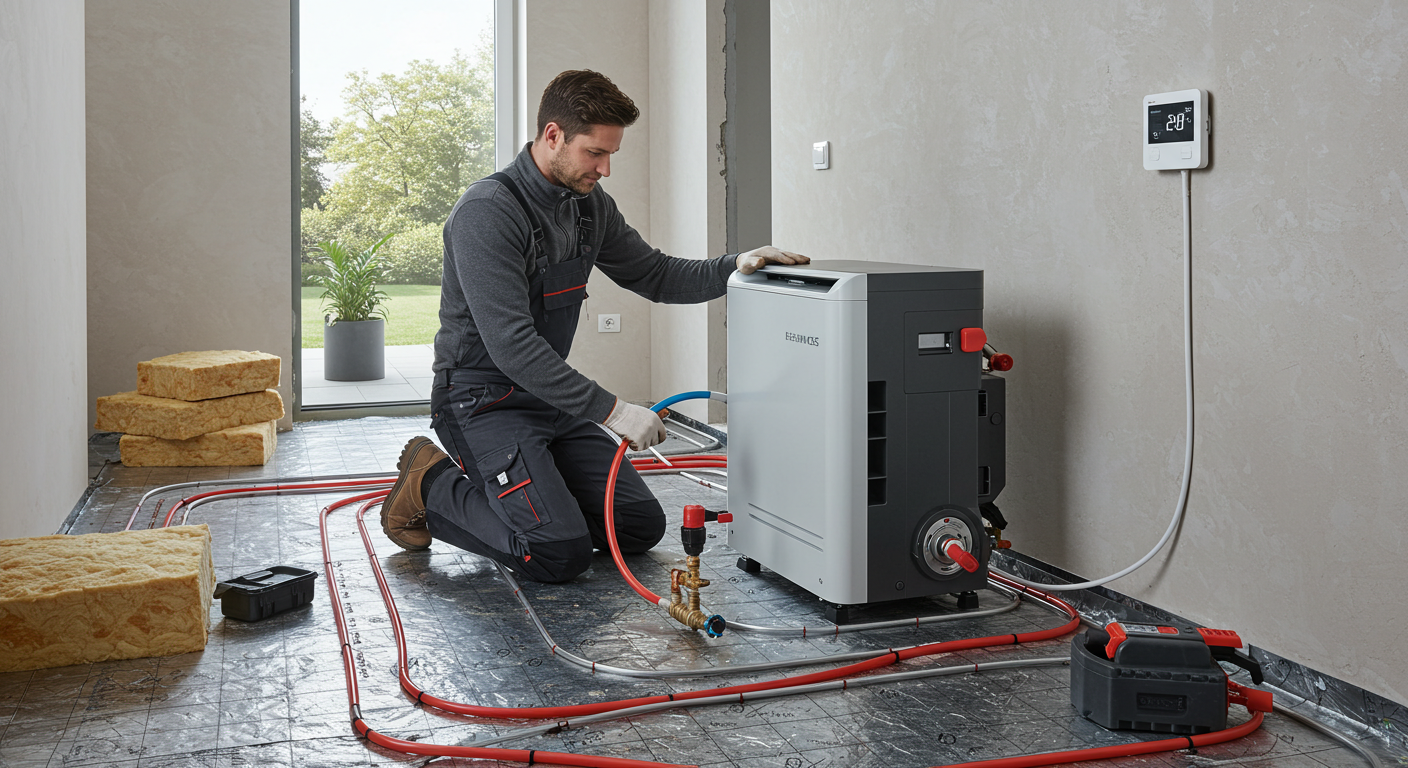 Pompe à chaleur pour chauffage au sol : guide complet d’installation