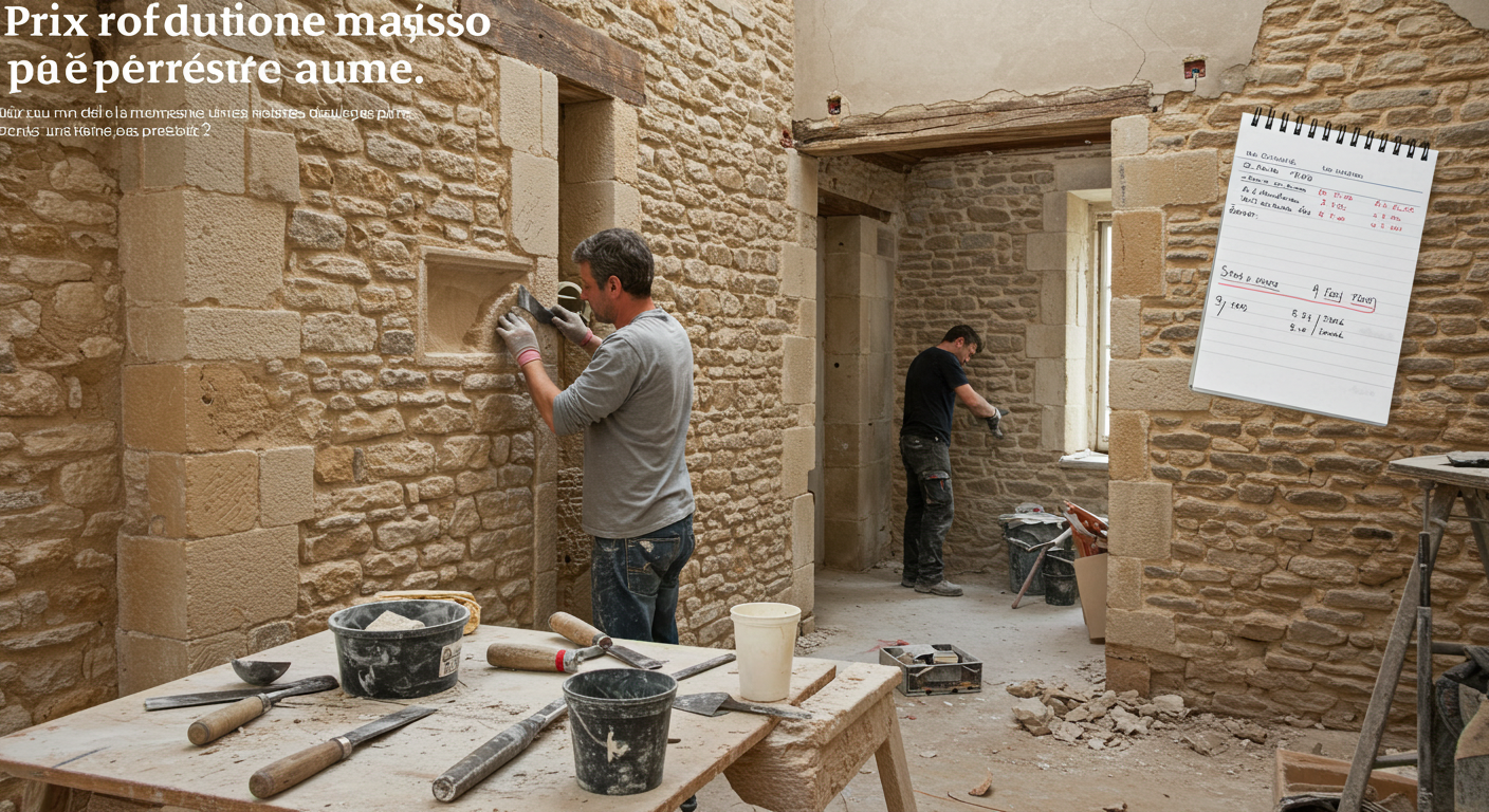 Coût au m² de la rénovation d’une maison en pierre détaillé et fiable