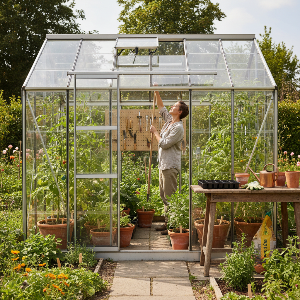 Guide complet de la serre de jardin : choix, installation et accessoires