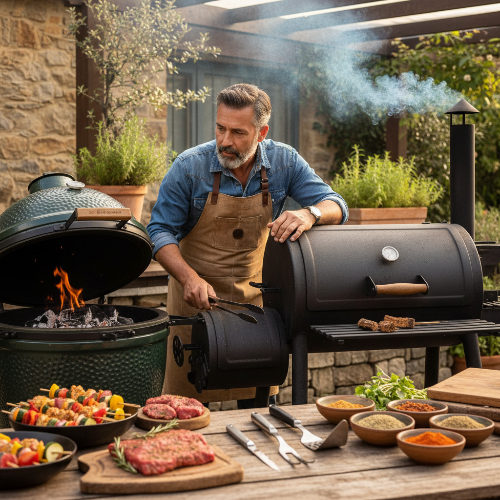 Comparaison Kamado Grill vs Offset Smoker : Guide complet des différences